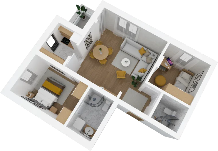 Royal Residency – Blok D, ulaz D1, stan 3