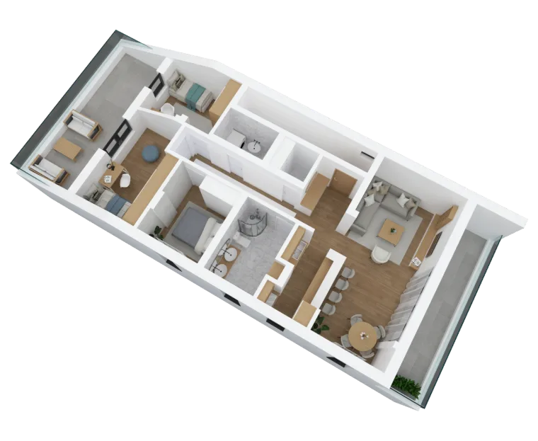 Royal Residency – Blok D, ulaz D3, stan 4