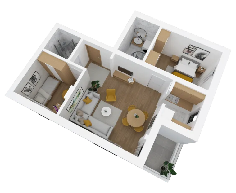 Royal Residency – Blok D, ulaz D6, stan 3