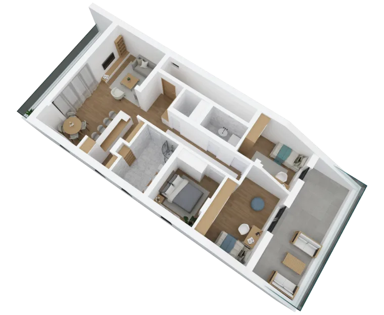 Royal Residency – Blok D, ulaz D6, stan 4