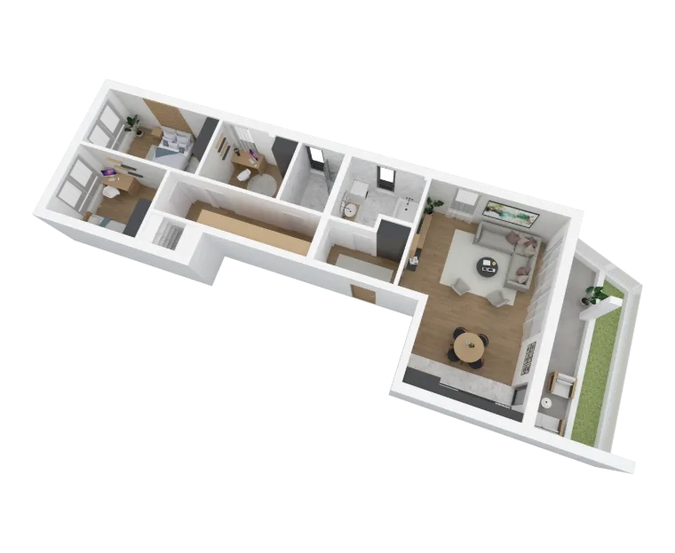 Royal Residency – Blok B, ulaz B1, stan 1