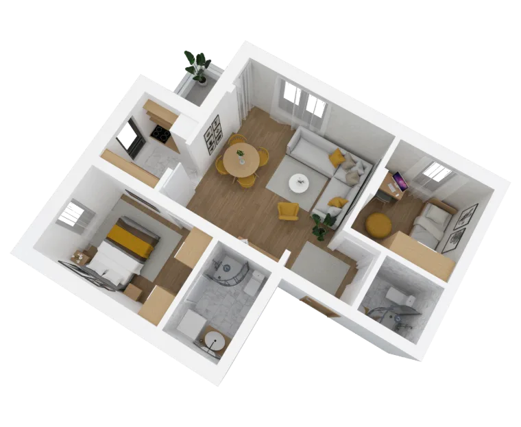 Royal Residency – Blok D, ulaz D5, stan 2