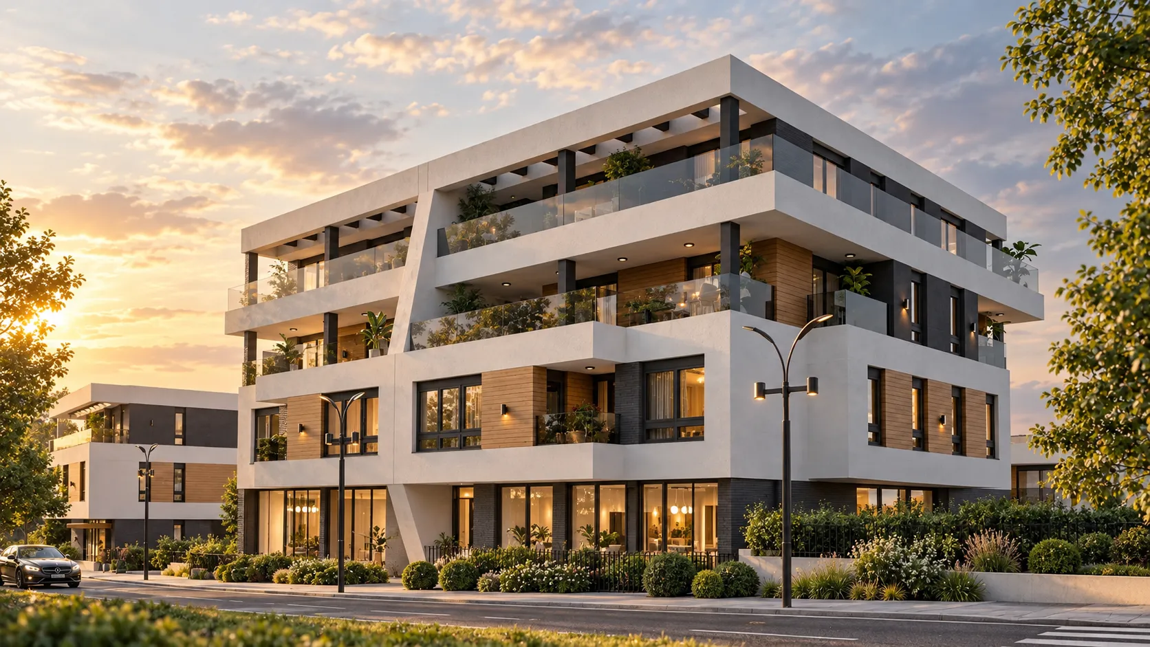Royal Residency – lamela u zalasku sunca