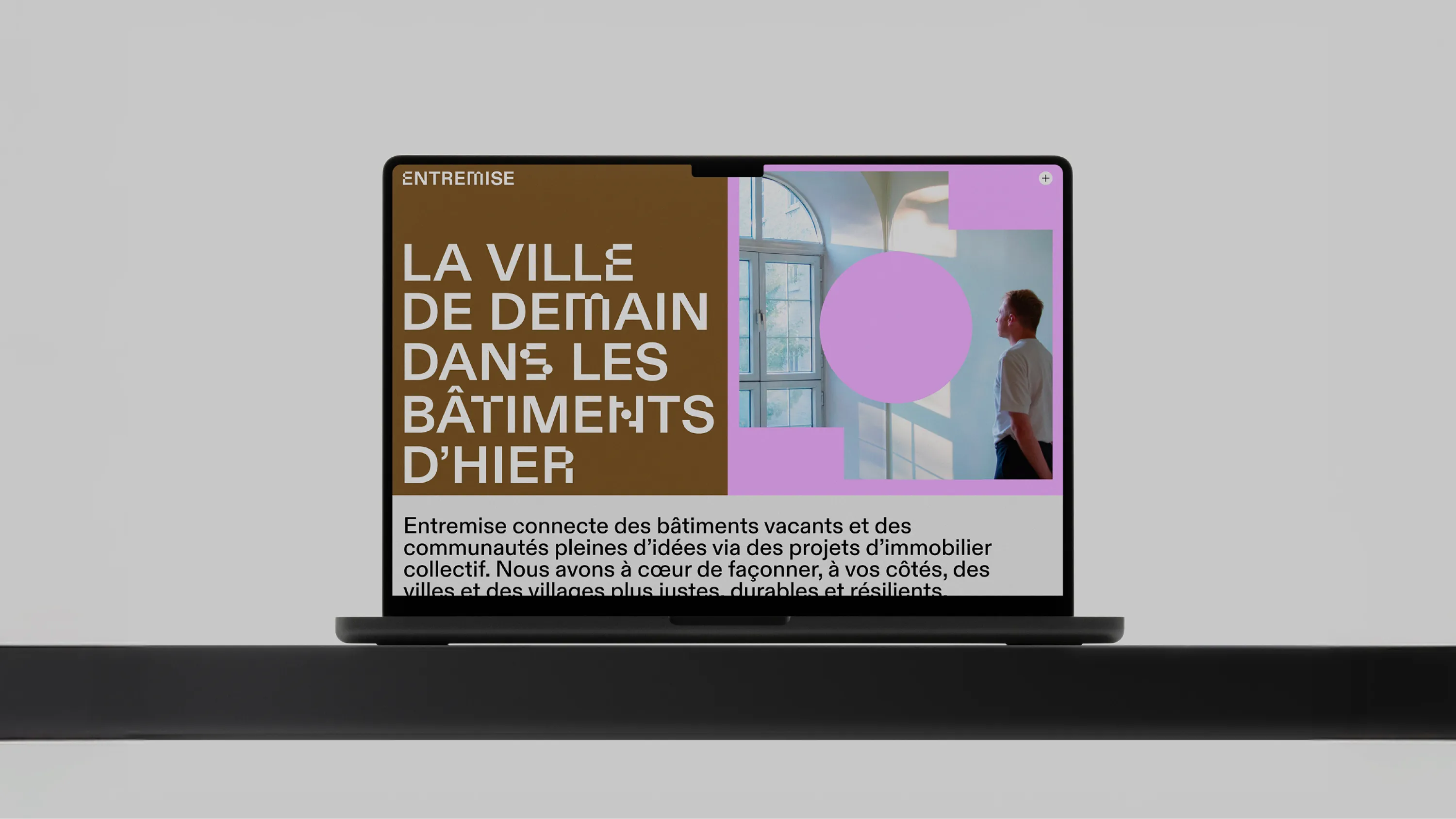 Entremise website, main image