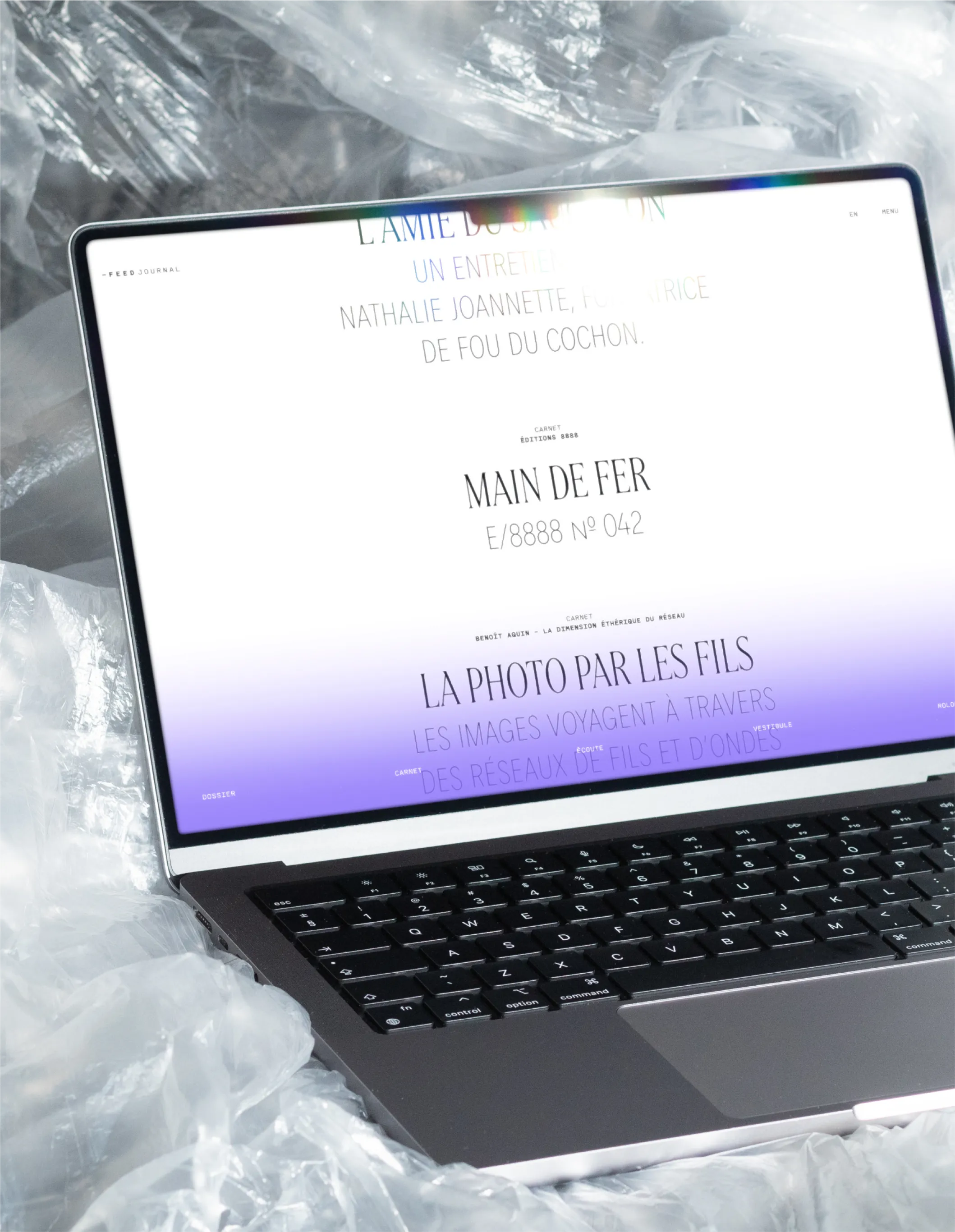Studio Feed website, developed by Official Partner
