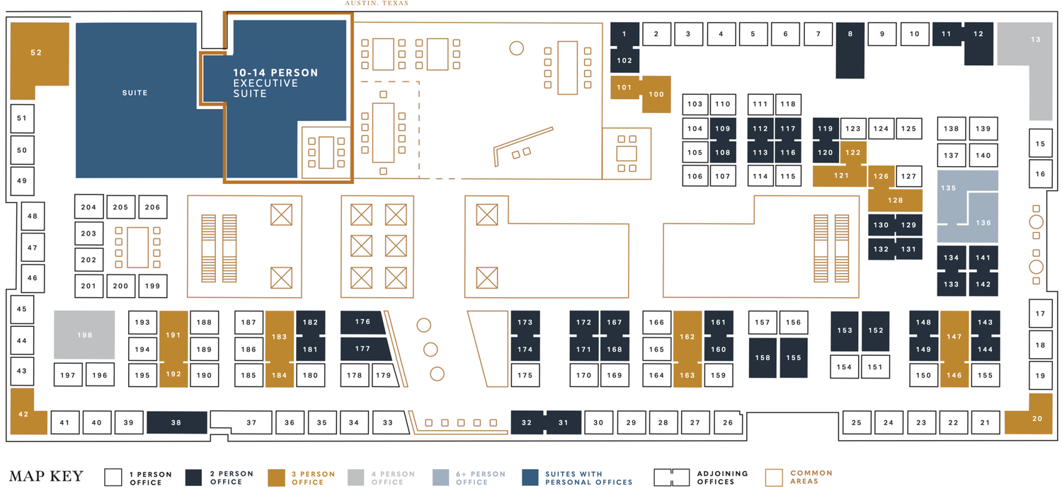 Suite 1900 floor plan 1