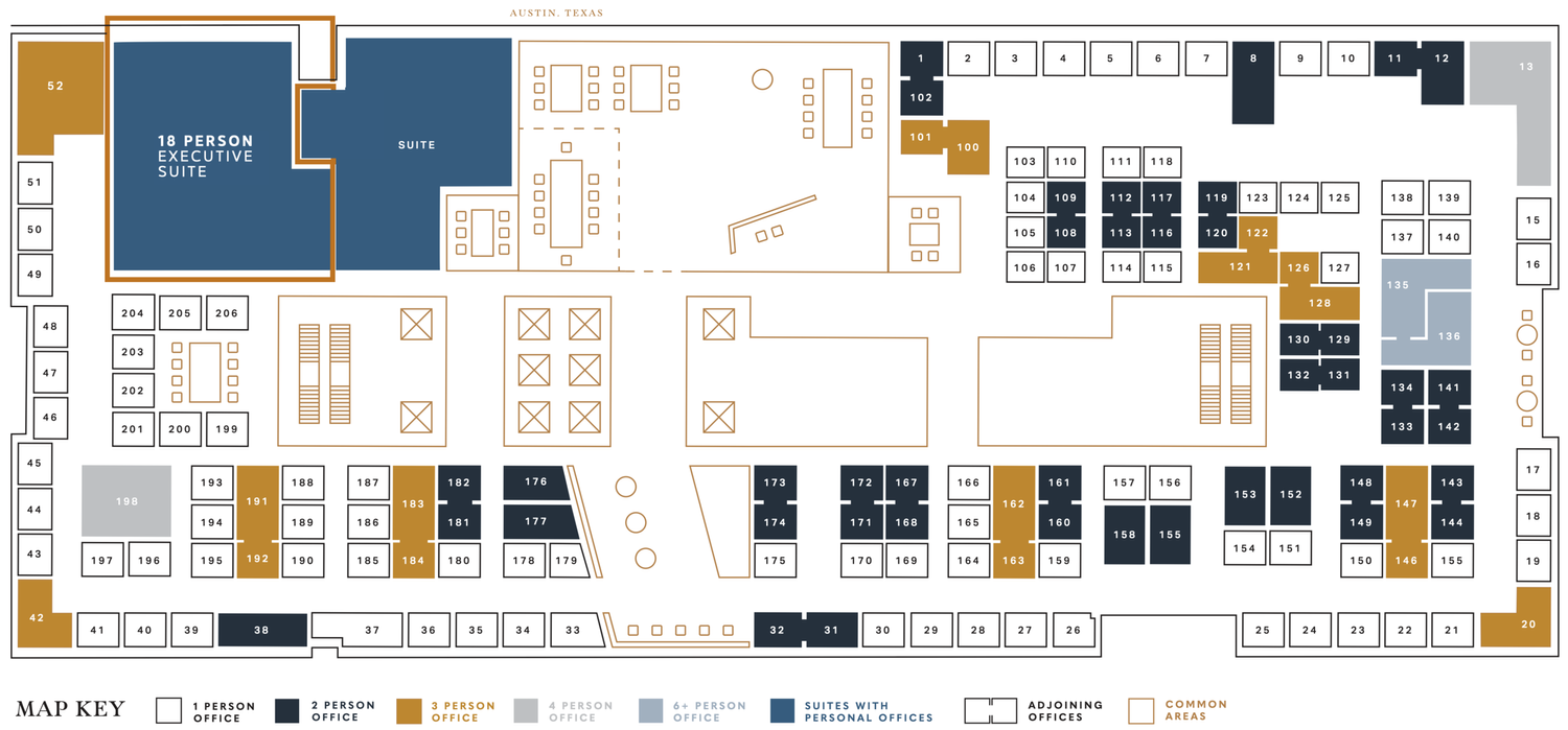 Suite 1900 floor plan 1