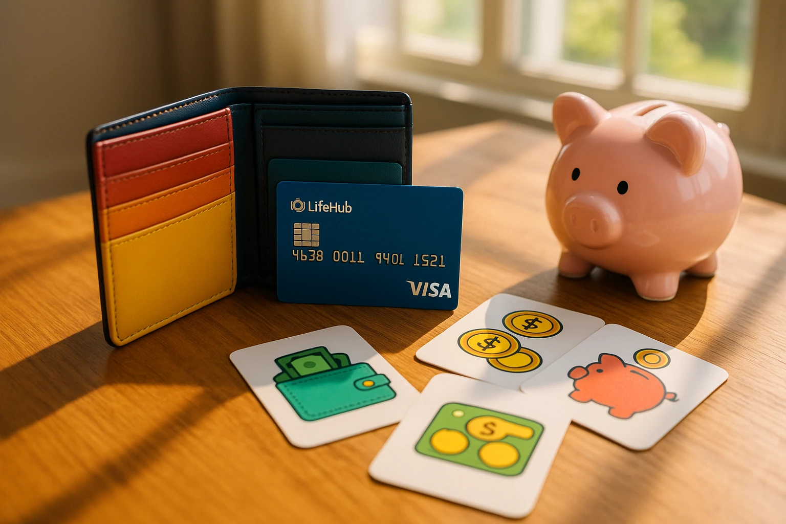 Teaching kids debit card responsibility with Life Hub and fun tools.