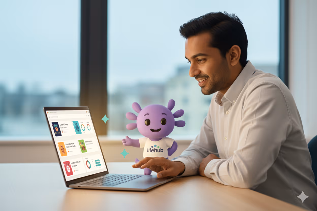 Child interacting with Fini AI Learning Coach for personalized tutoring