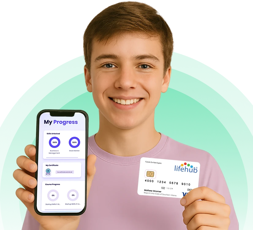Life Hub platform interface design overview