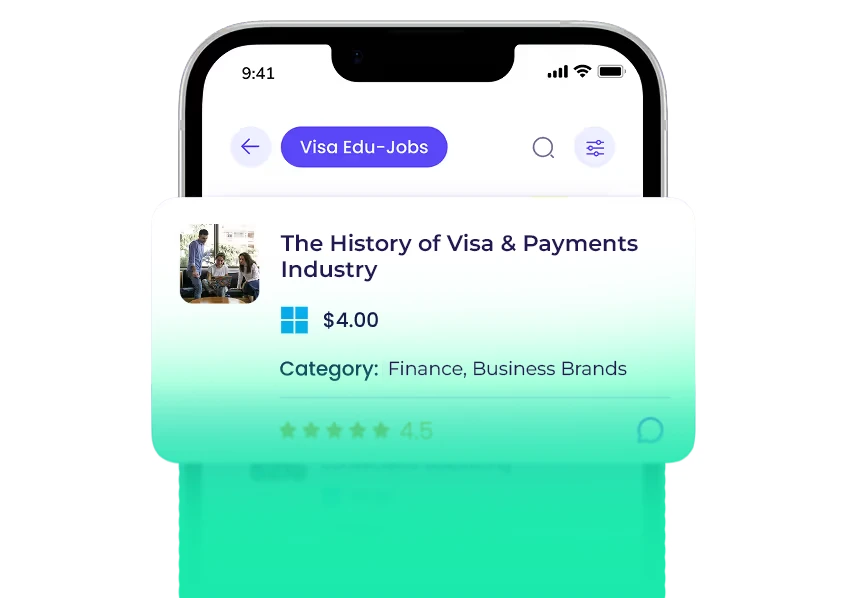 Life Hub app animation showcasing learn-and-earn platform activities