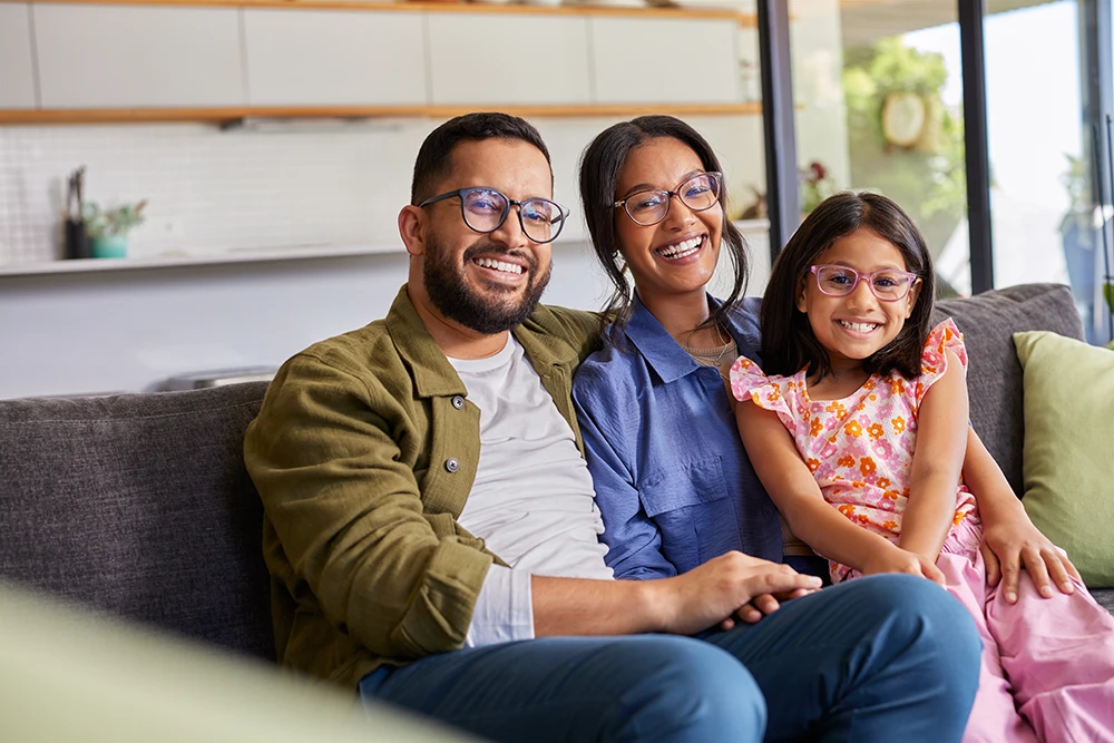 Family engaged with Life Hub platform