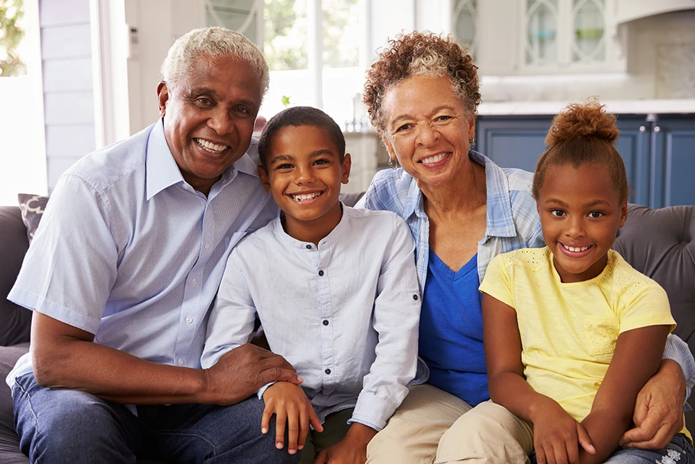 Family engaged with Life Hub platform
