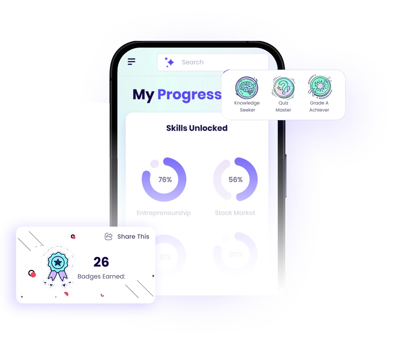 Life Hub learn-and-earn platform feature showcase