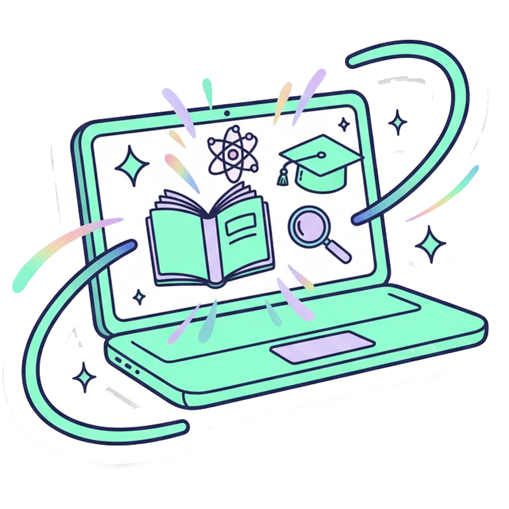 Student using Life Hub educational platform