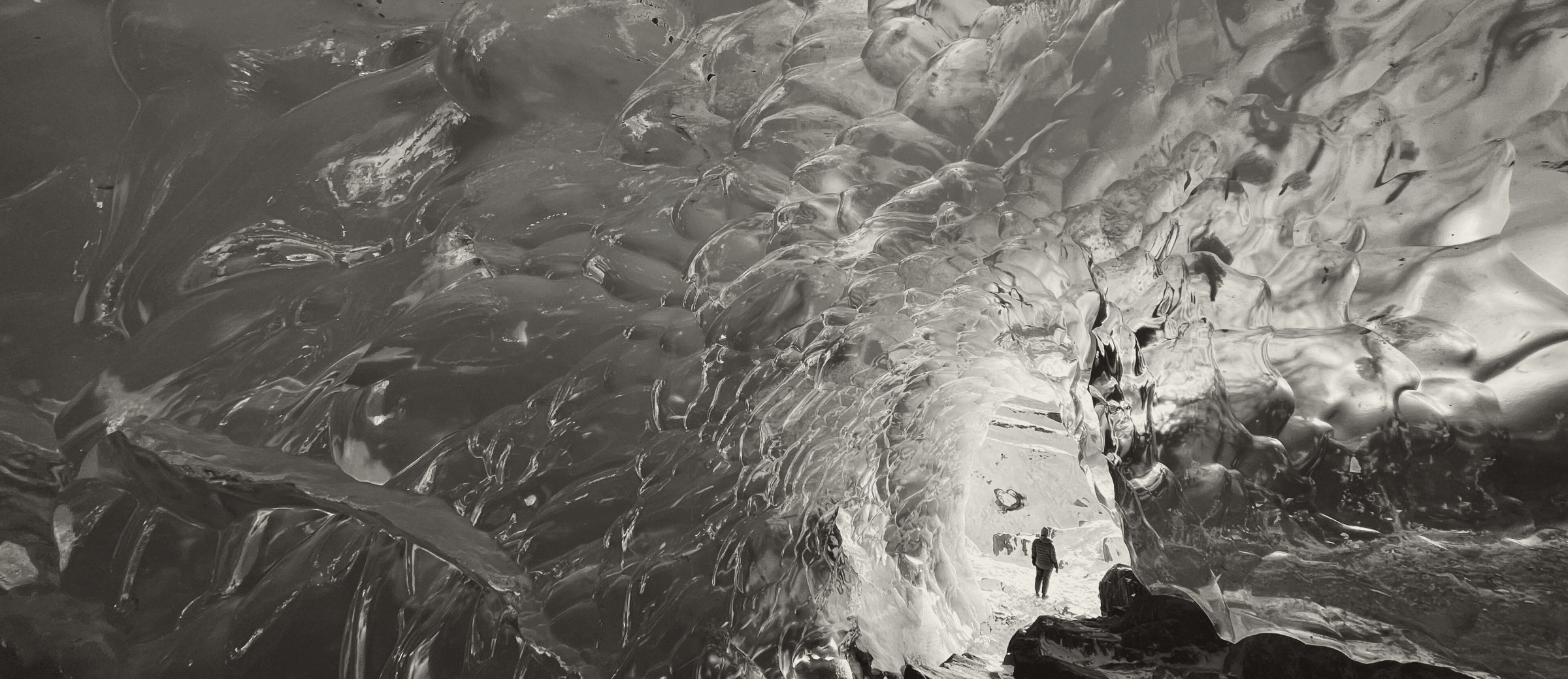 Ice cave, Mendenhall Glacier, Alaska. Photo: Forest Service Alaska Region, USDA (public domain)