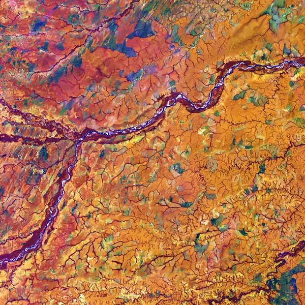 “Capillaries”, Meta River, Colombia–Venezuela border
