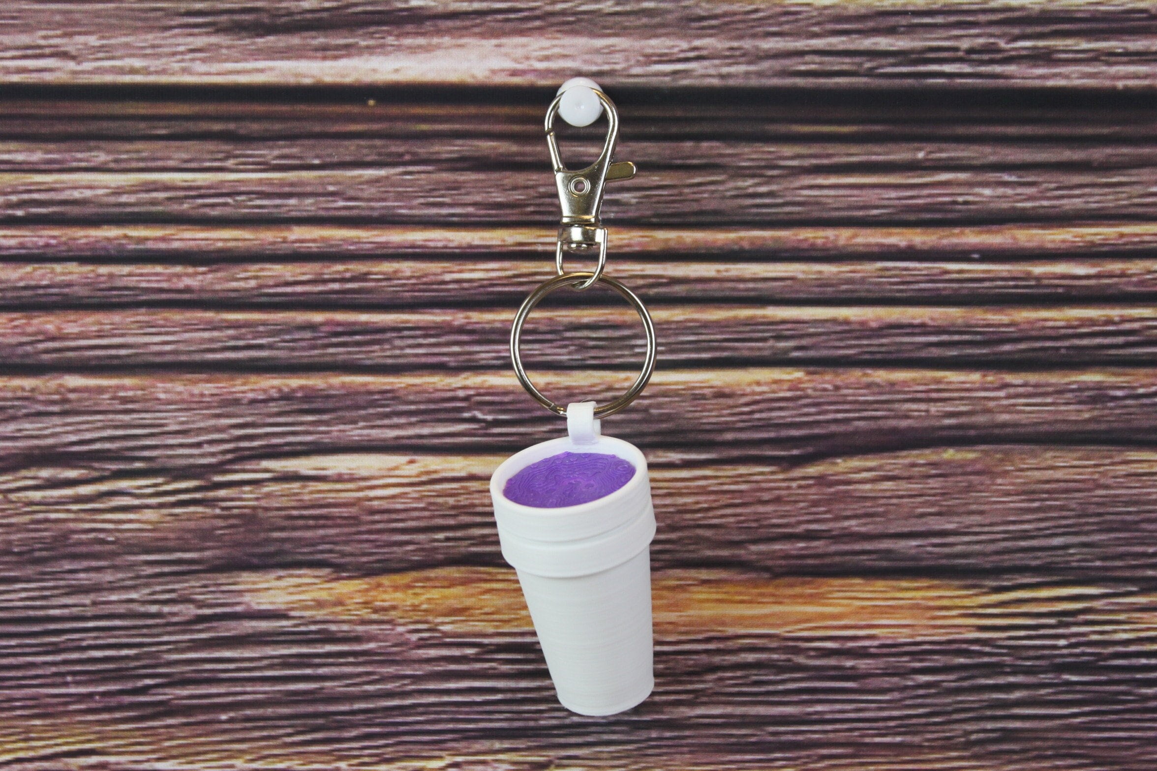 Double Cup Purple Drink Keychain