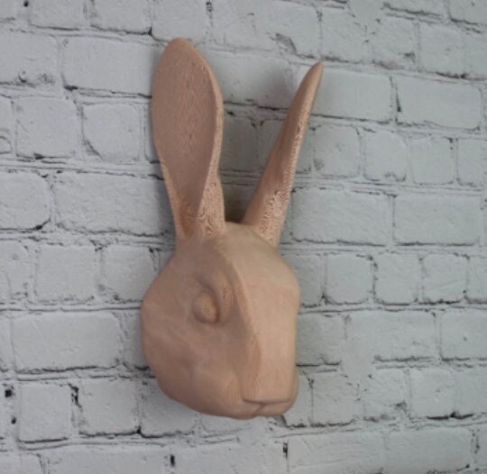 Bunny Wall Head Modern Decor