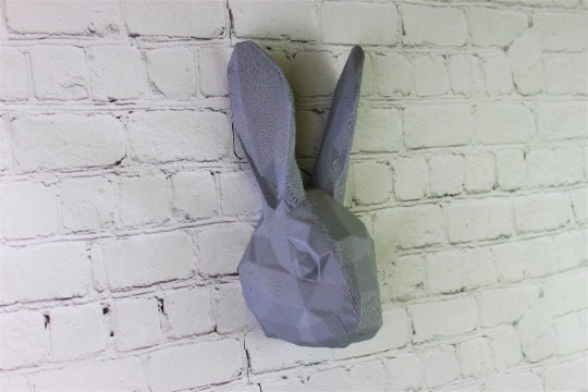 Bunny Geometric Wall Head Modern Decor