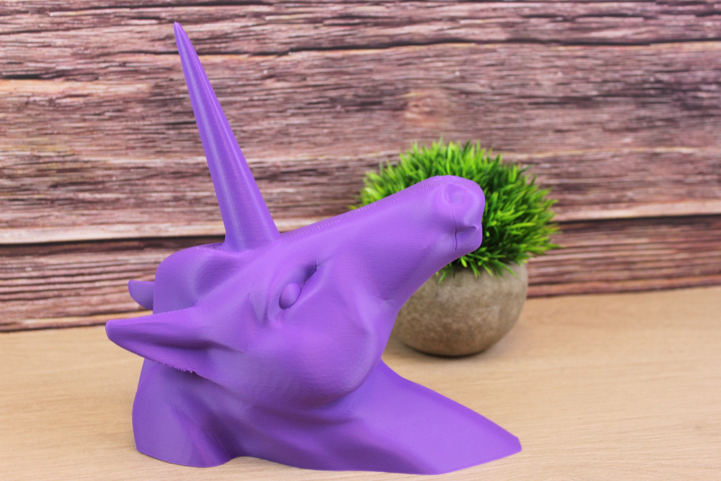 Whimsical Unicorn Head Wall Hanging – Mystical Home Decor