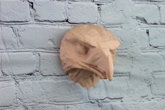 Medium Detailed Bald Eagle Head Wall Art Modern Decor