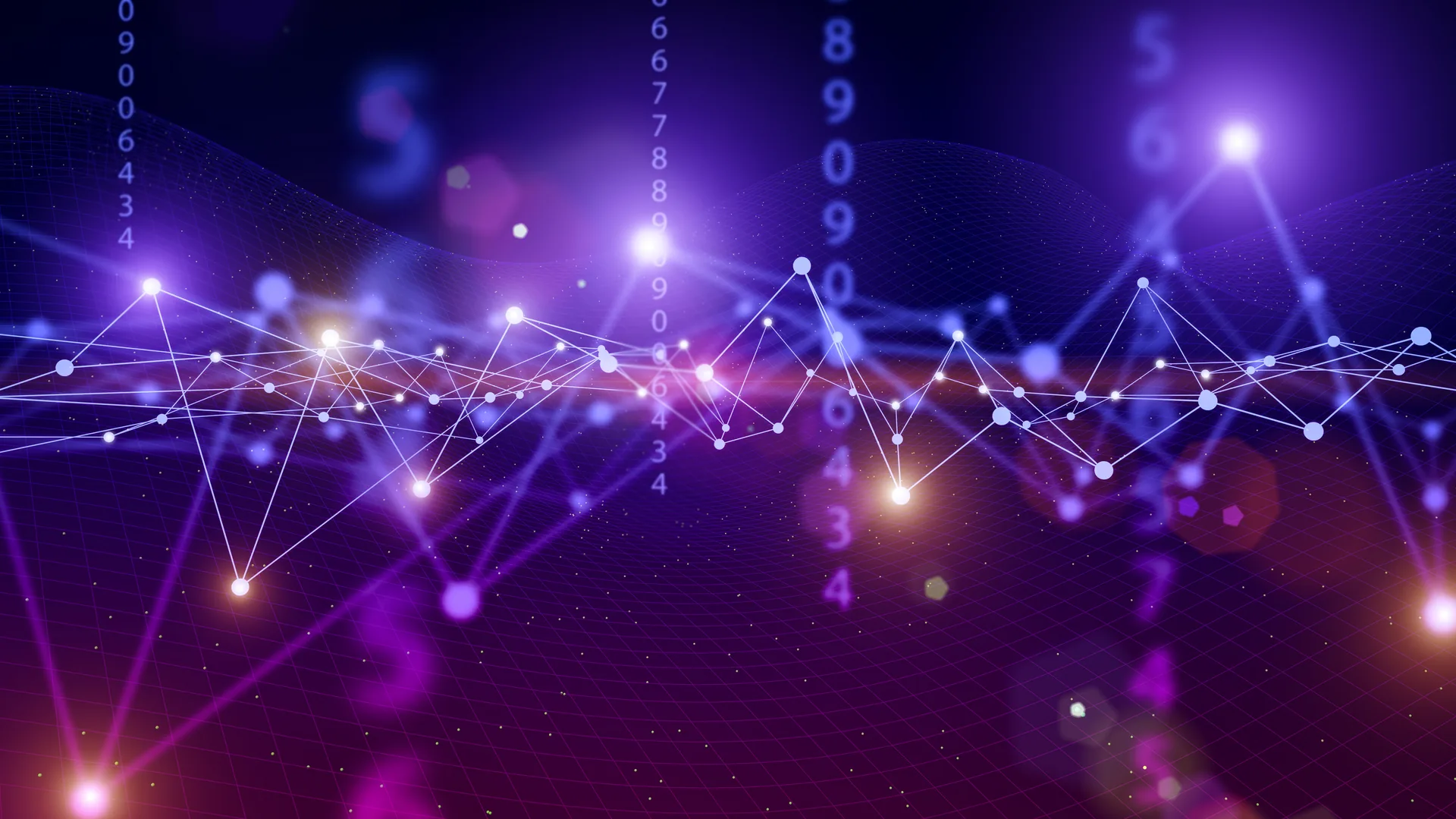 3d technology digital background abstract neon cy