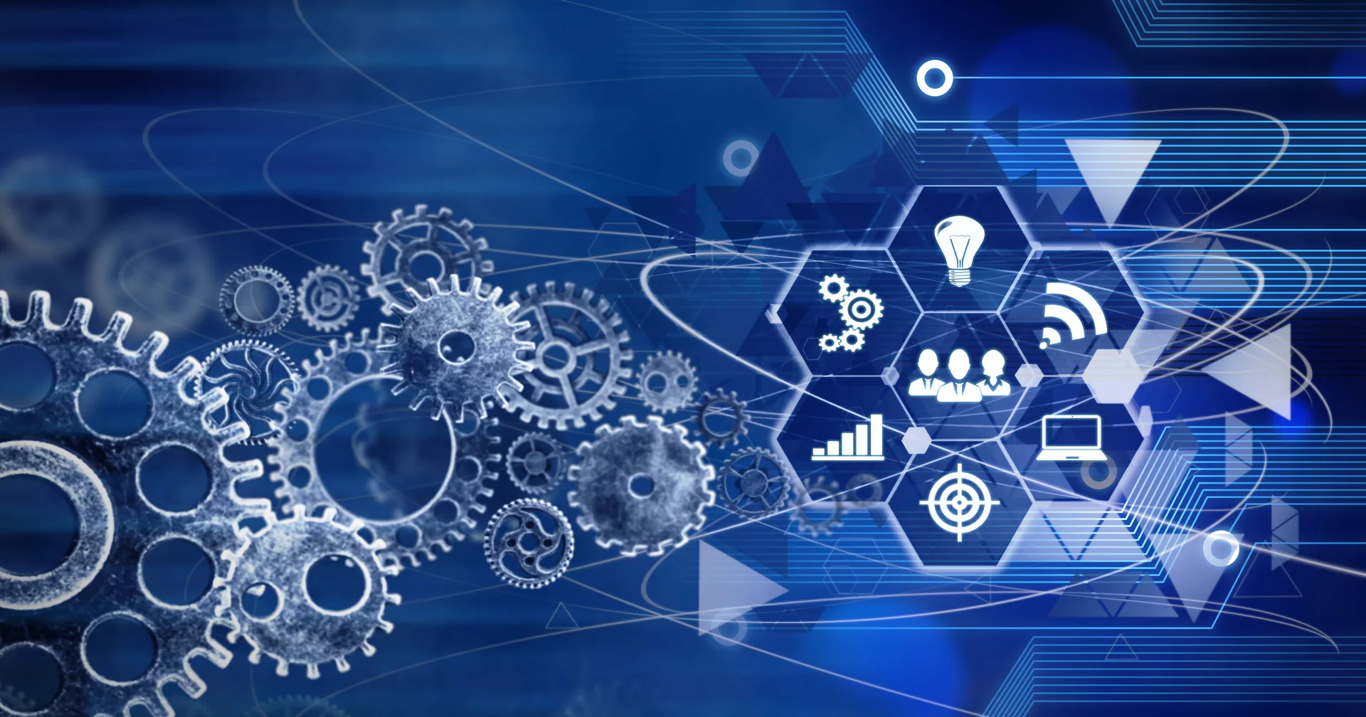 Innovation computer data cogs technology training
