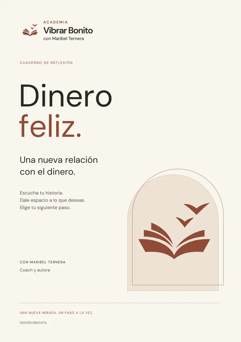 Portada del cuaderno Dinero feliz