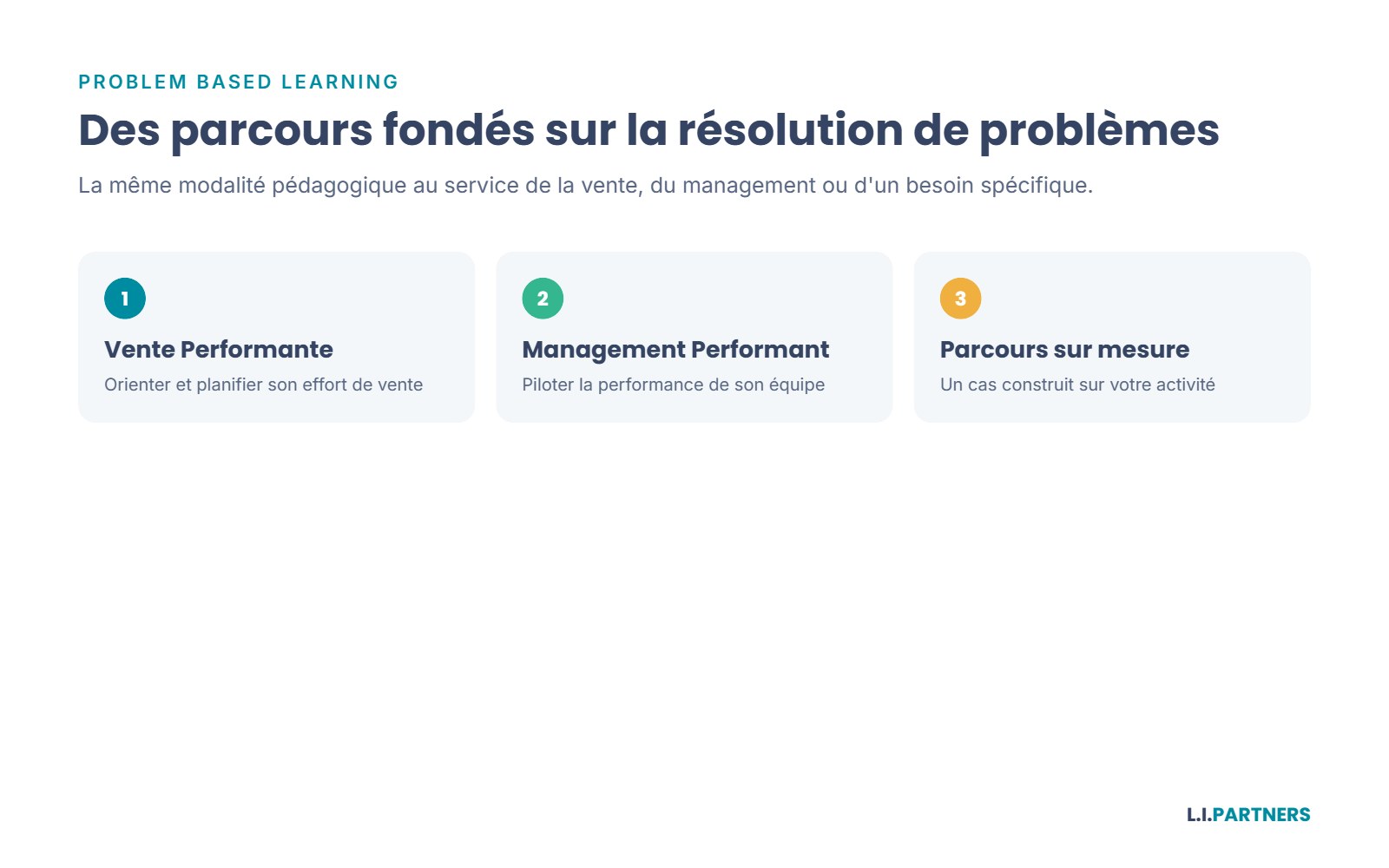 Les parcours VPE et MPE, et les dispositifs sur mesure, reposent sur cette modalité.