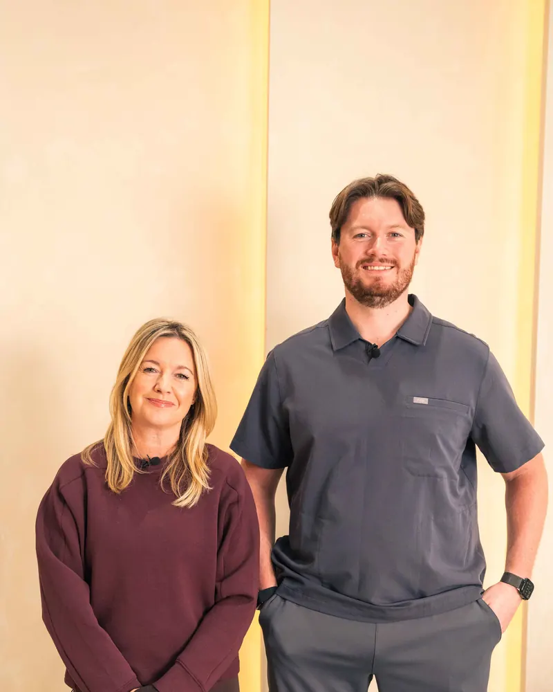 Bradley from Ultrascan with a client