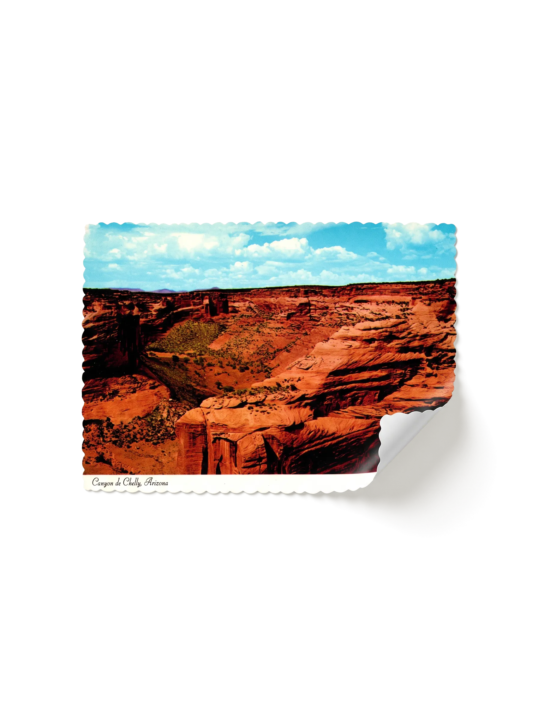 A vintage postcard of Canyon de Chelly, Arizona