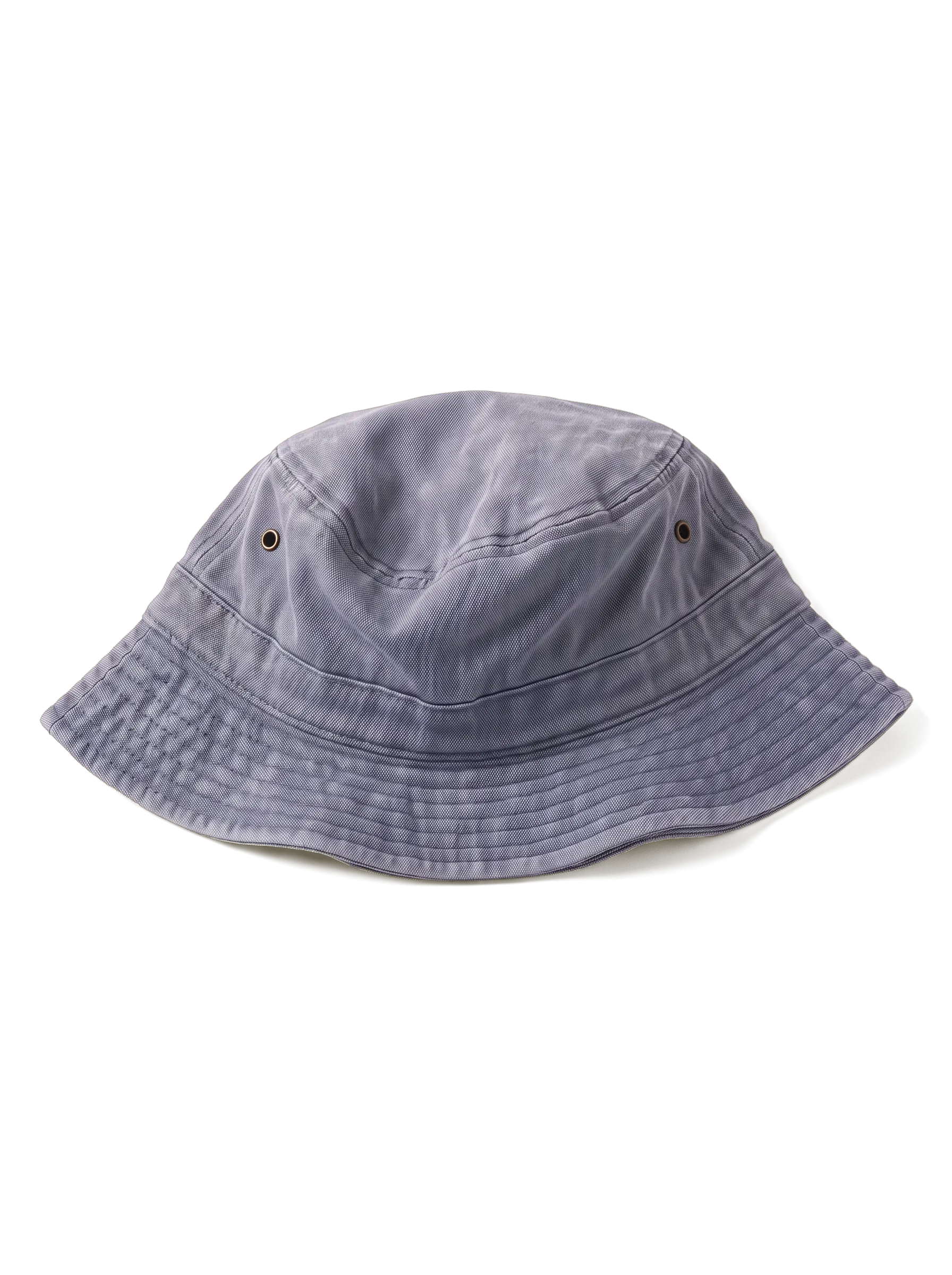 A denim blue bucket hat