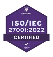 ISO/IEC 27001:2022 certified