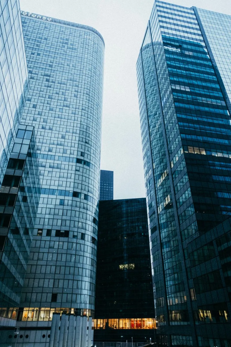 Immeubles de bureaux d’un quartier d’affaires