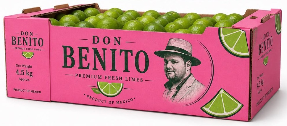 DON BENITO lime carton