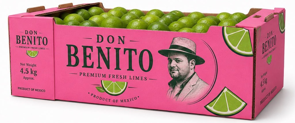 DON BENITO premium fresh limes carton