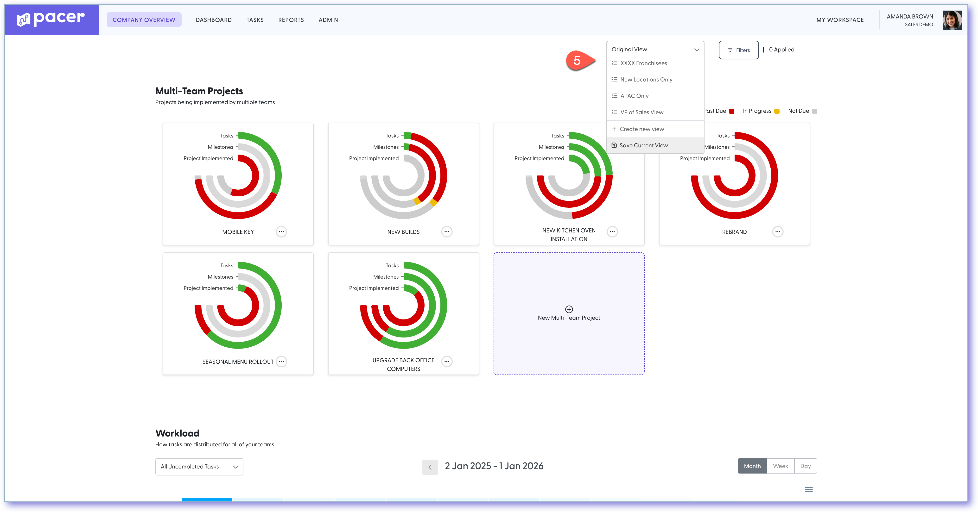 How to Save a Custom View on Overview