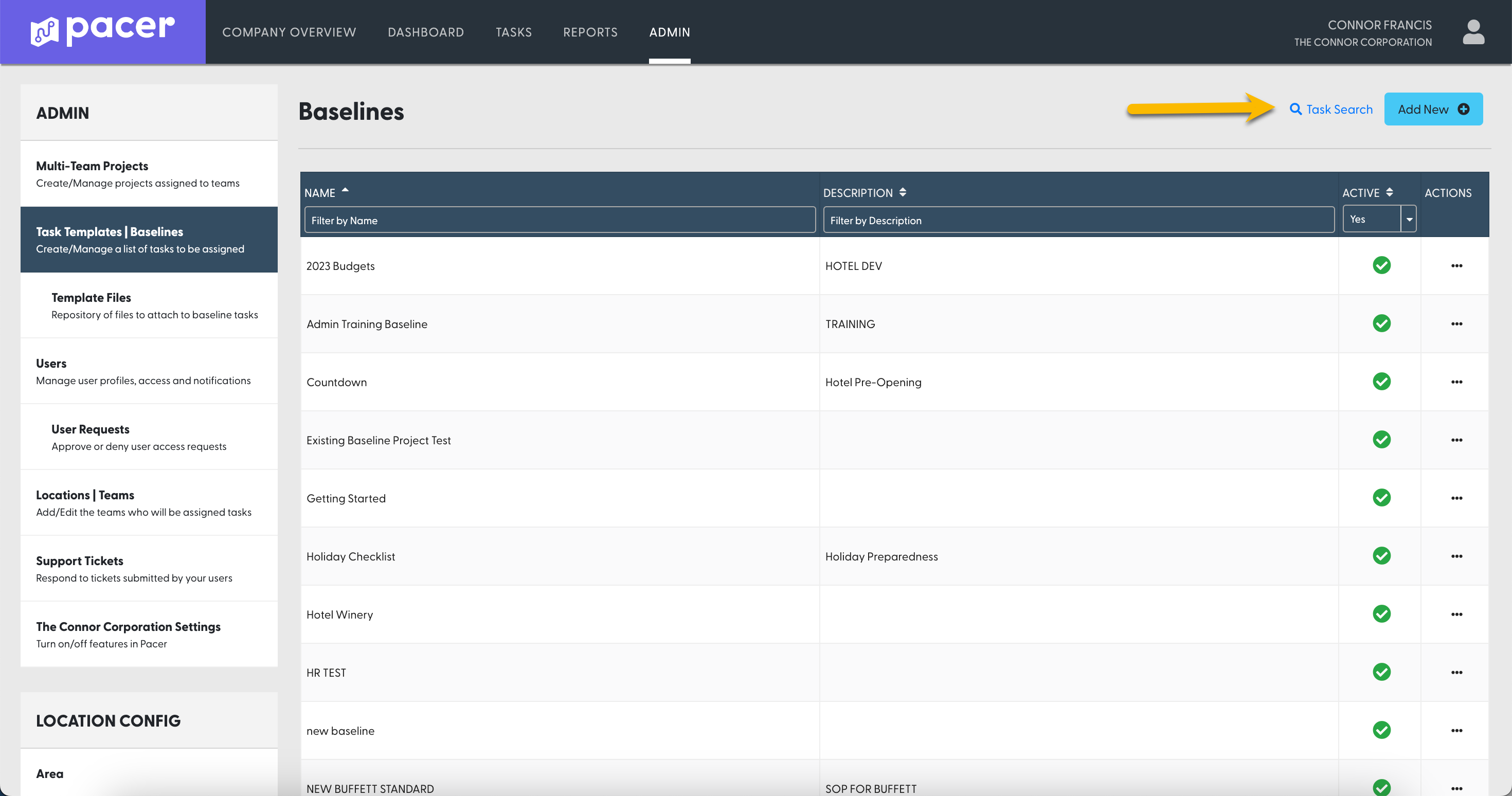 How to Update Template Tasks Across Multiple Baselines in Bulk?