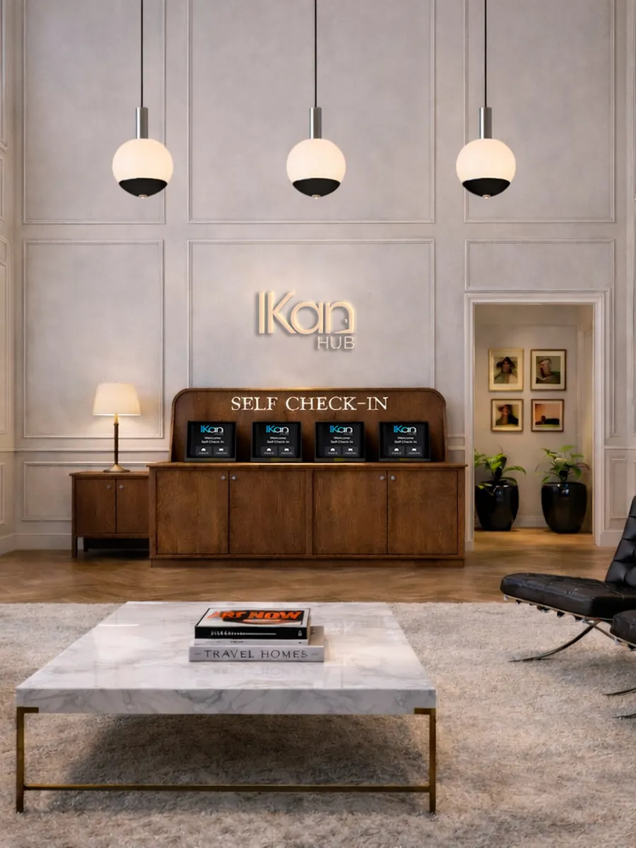 Lobby IKan Hub Vintage con self check-in