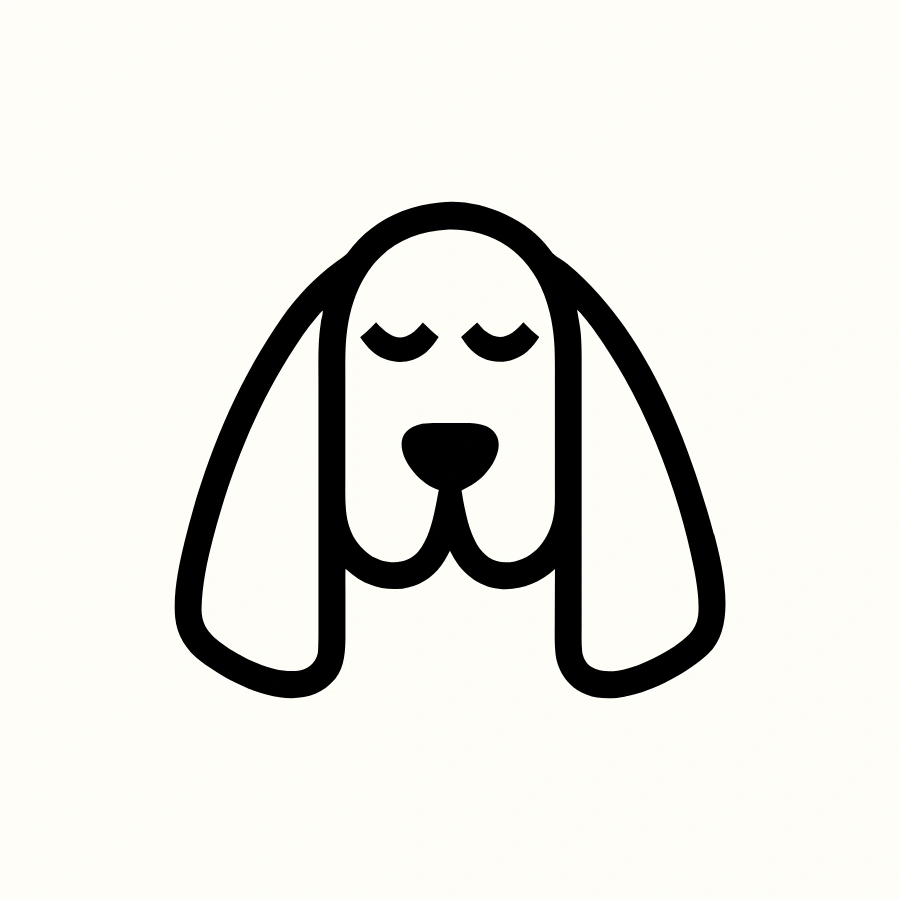 The sketch as a line art style logo