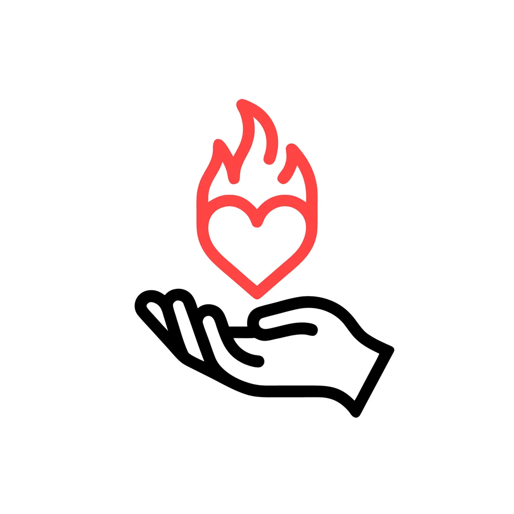 the Line Art style logo made from it