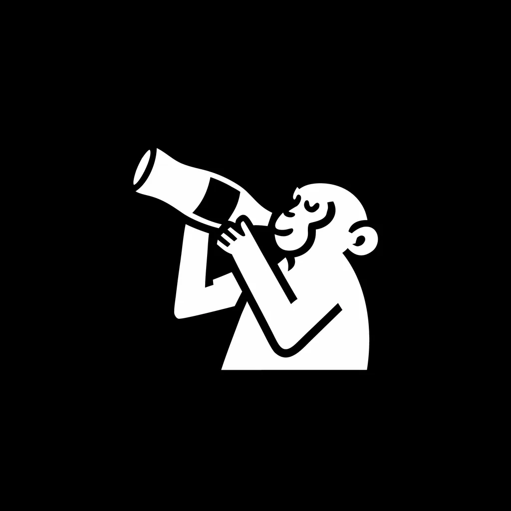 the Pictorial style logo made from it