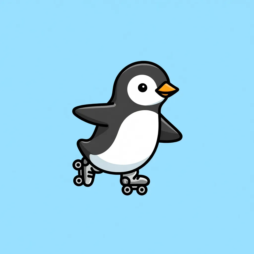 the Cartoon style logo made from it