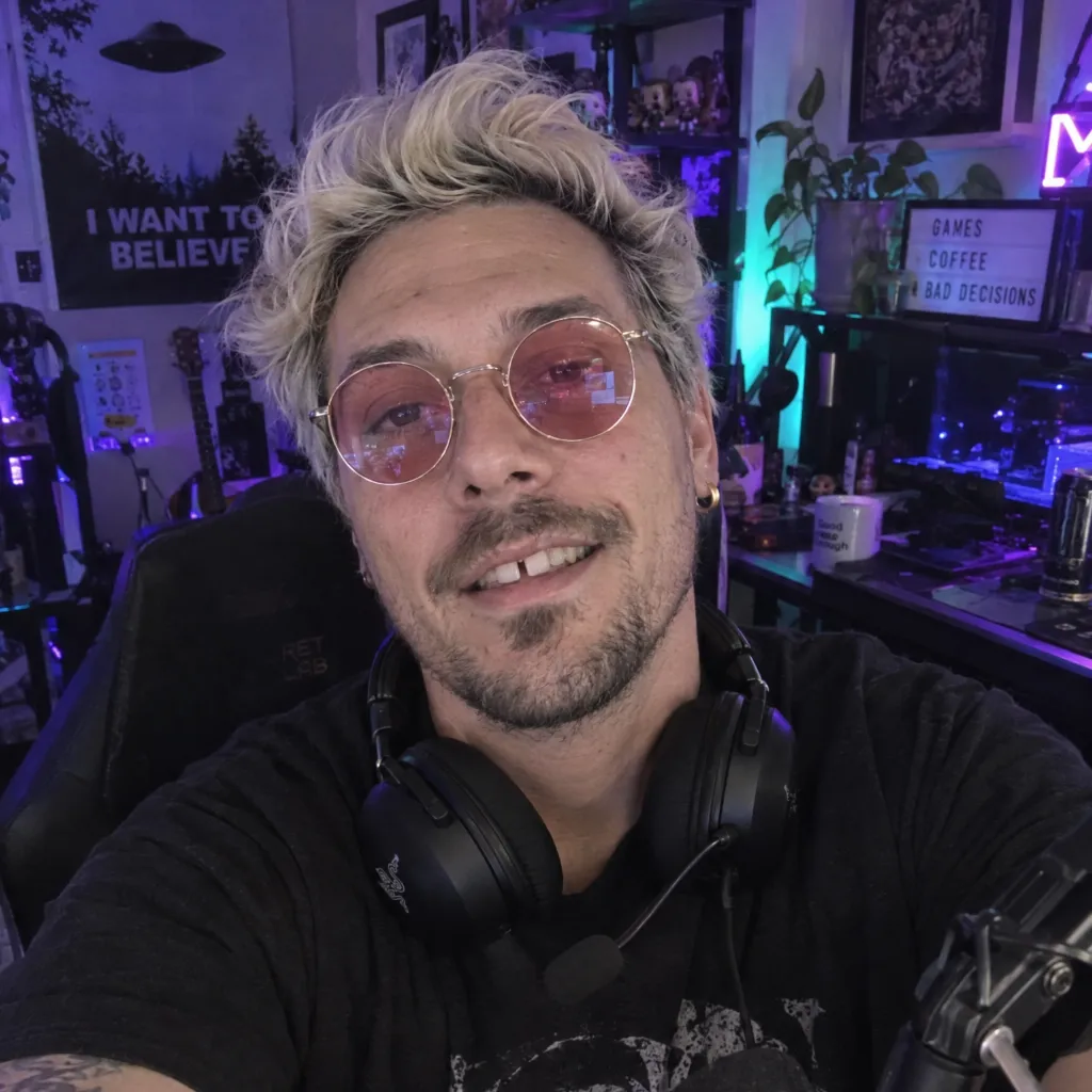 A streamer photo