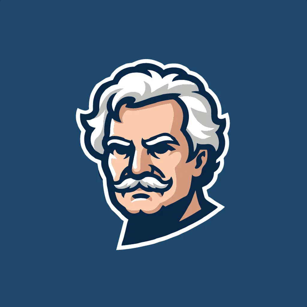 the Mascot style logo made from it