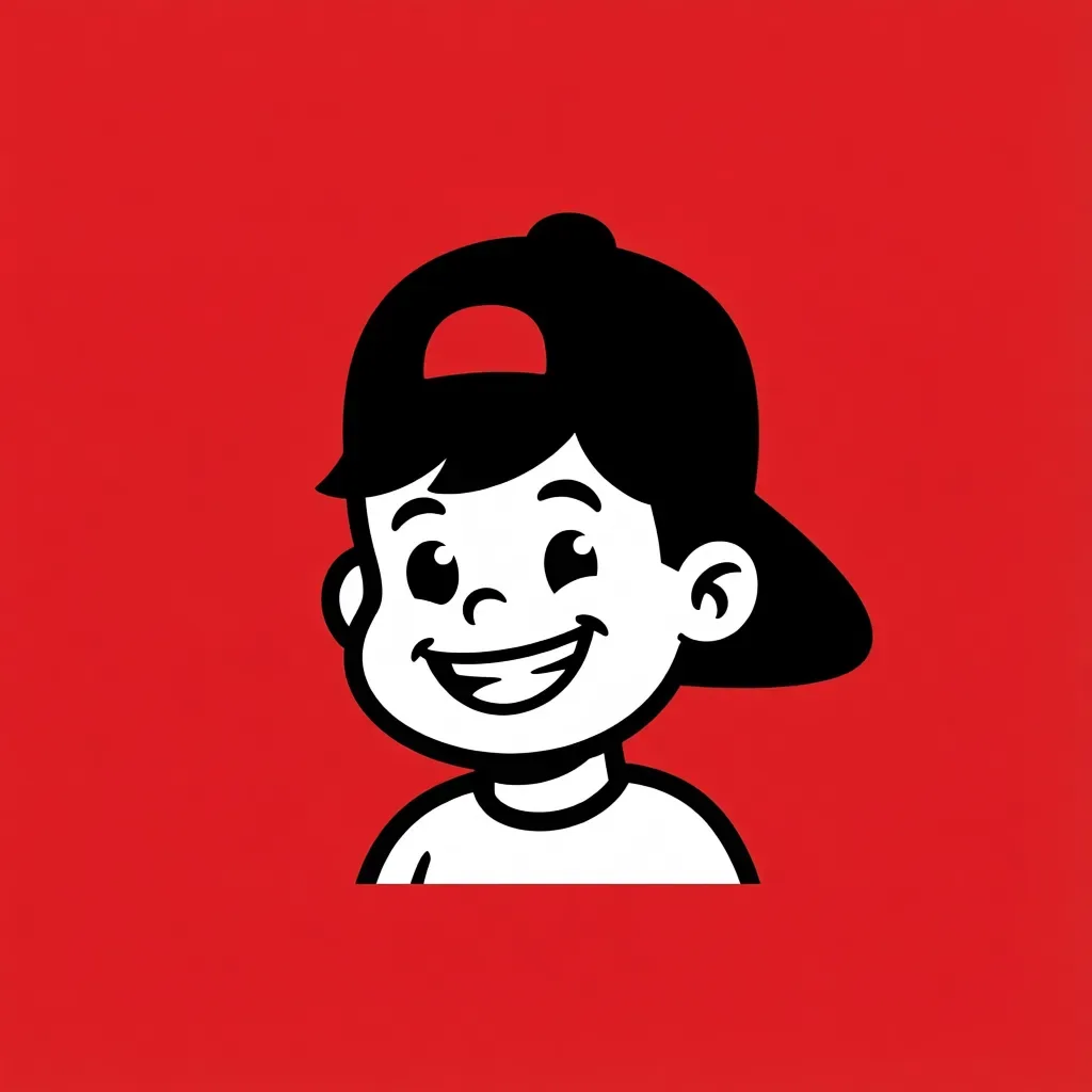 the Retro Mascot style logo made from it