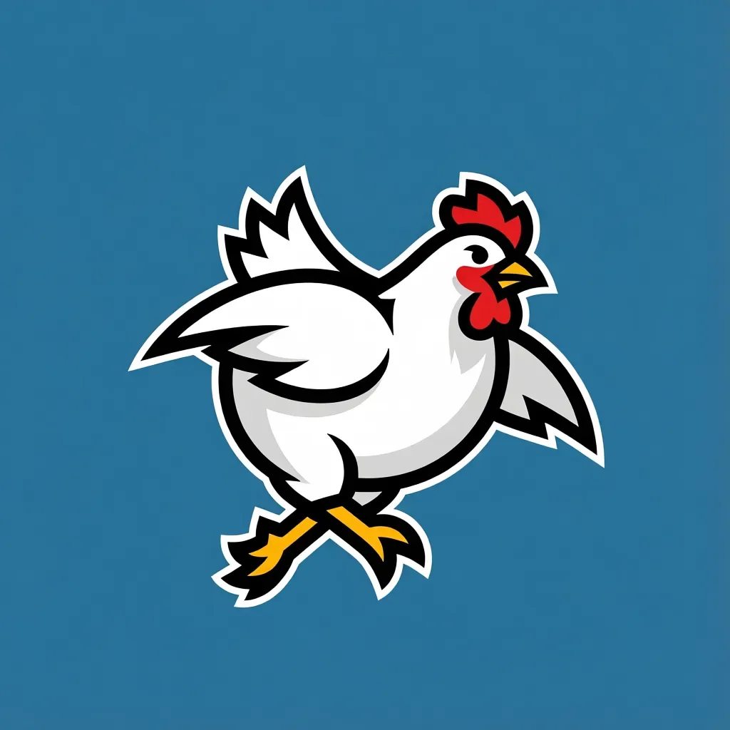 the Mascot style logo made from it