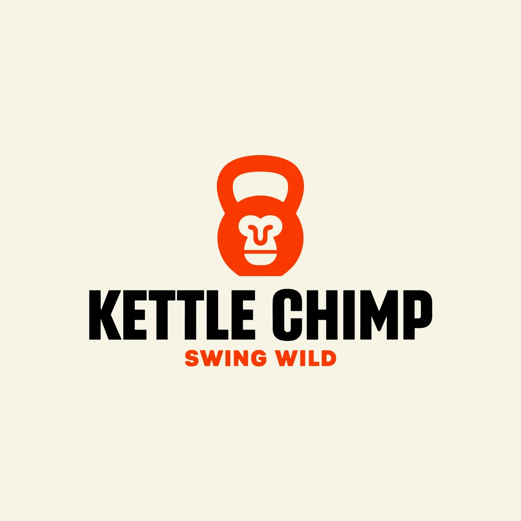The Kettle Chimp logo on the canvas