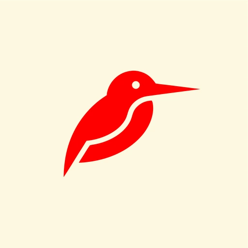 A kingfisher logo